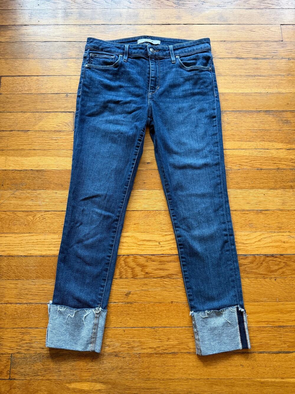 JOE’S Cuff Crop Skinny Jeans Womens sz 28